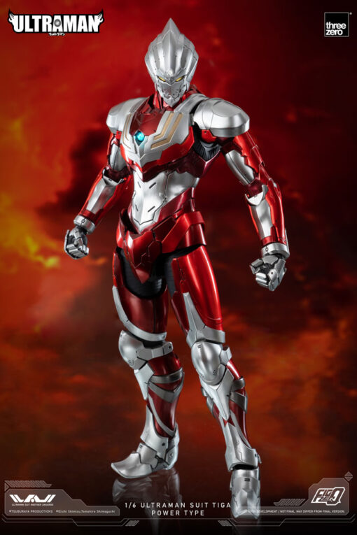 Ultraman Figzero Action Figura 1/6 Ultraman Suit Tiga Power Type 31 Cm Threezero