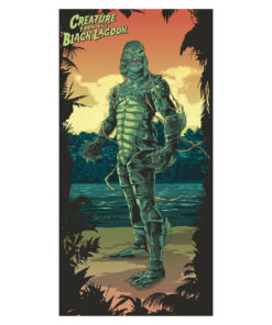 Um Creature From Black Lagoon Asciugamano Telo Mare Factory Entertainment