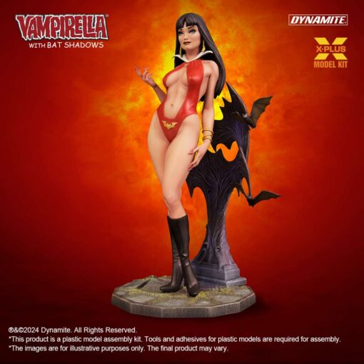 Vampirella Con Bat Shadows 1/8 Mod Kit Model Kit X-plus