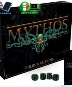 WARCRADLE STUDIOS MYTHOS RULES & GUBBINS BOX WARGAME