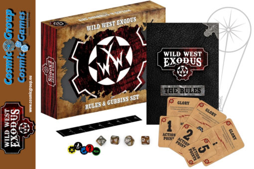 WARCRADLE STUDIOS WWE WILD WEST EXODUS RULES & GUBBINS SET GIOCO DA TAVOLO