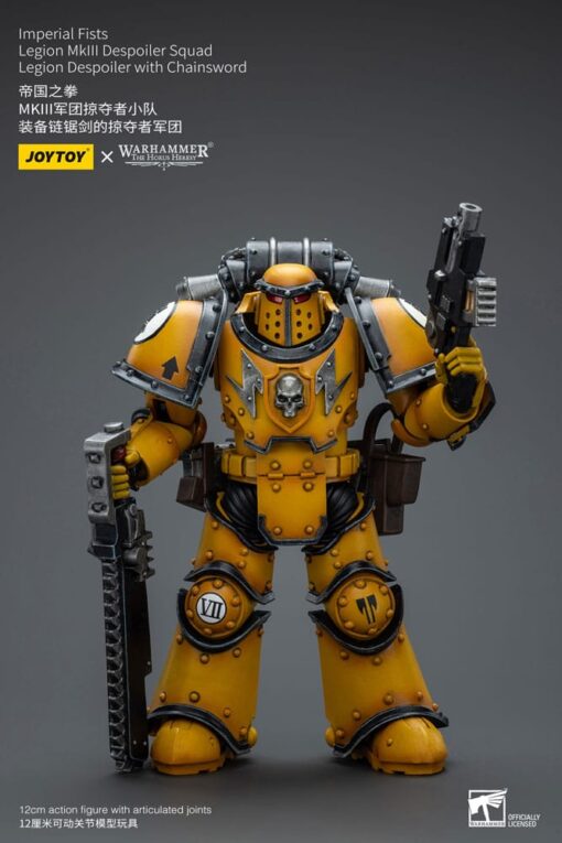 Warhammer The Horus Heresy Action Figura 1/18 Imperial Fists Legion Mkiii Despoiler Squad Legion Despoiler Con Chainsword 12 Cm