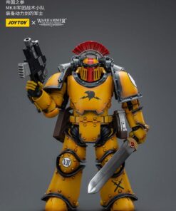 Warhammer The Horus Heresy Action Figura 1/18 Imperial Fists Legion Mkiii Tactical Squad Sergeant Con Power Sword 12 Cm Joy Toy