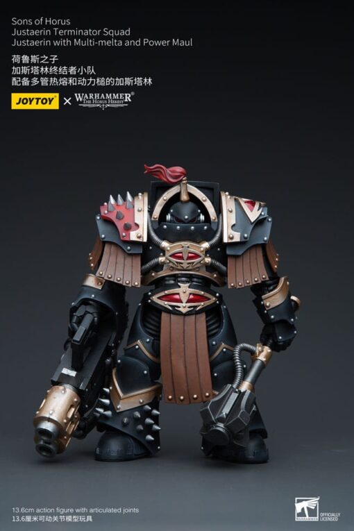 Warhammer The Horus Heresy Action Figura 1/18 Sons Of Horus Justaerin Terminator Squad Justaerin Con Multi-melta E Power Maul