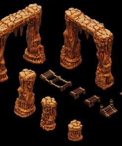 Warlock Tiles Accessory: Dripstone Bridges Wizkids