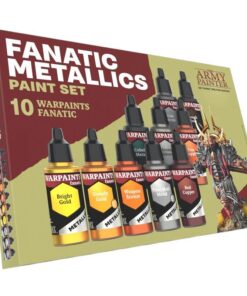 Warpaints Fanatic: Metallics Paint Set Colori Modellismo Army Painter