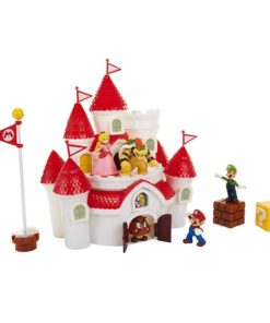 World Of Nintendo Deluxe Playset Super Mario Mushroom Kingdom Castle Jakks Pacific