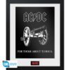 AC/DC - Framed print "For Those About to Rock" (30x40)