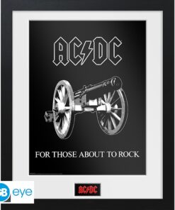 AC/DC - Framed print "For Those About to Rock" (30x40)