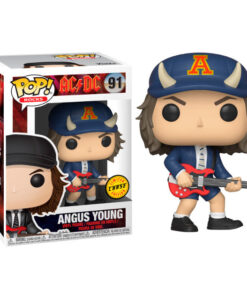 AC/DC Pop! Rocks Figure Vinile Angus Young 9 Cm Chase Funko