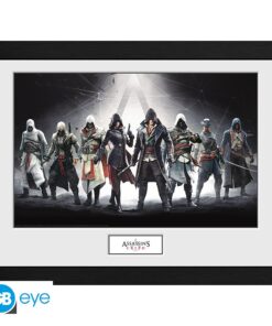 ASSASSIN'S CREED - Framed print "Characters" (30x40)