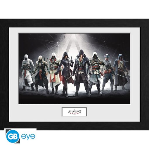 ASSASSIN'S CREED - Framed print "Characters" (30x40)