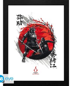 ASSASSIN'S CREED - Framed print "Shadows Yasuke & Naoe" (30x40)