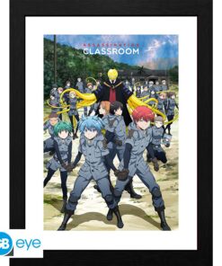 ASSASSINATION CLASSROOM - Framed print "3-E Class" (30x40)