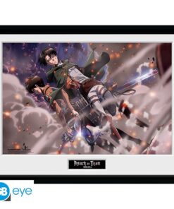 ATTACK ON TITAN - Framed print "Smoke Blast" (30x40)