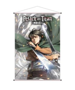 ATTACK ON TITAN LEVI WALLSCROL 60X90 Wall Scroll Sakami Merchandise