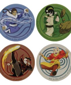 Avatar The Last Airbender Sottobicchiere 4-pack Fanattik