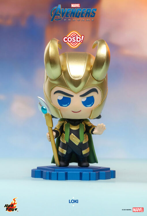 Avengers: Endgame Cosbi Mini Figura Loki 8 Cm Hot Toys