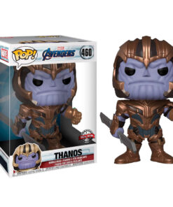 Avengers Endgame Super Sized Funko Pop Movies Vinile Figura Thanos 25 Cm