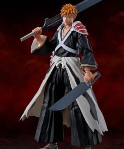 Bleach: Thousand-year Blood War S.h. Figuarts Action Figura Ichigo Kurosaki Dual Zangetsu 16 Cm Bandai Tamashii Nations