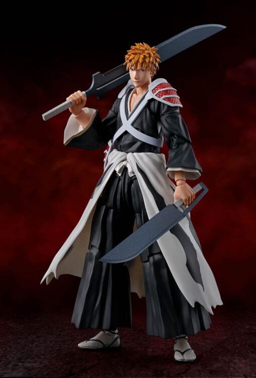 Bleach: Thousand-year Blood War S.h. Figuarts Action Figura Ichigo Kurosaki Dual Zangetsu 16 Cm Bandai Tamashii Nations