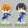 Blue Lock Twinchees Mini Figures Hoppin' 5 Cm  Takara Tomy