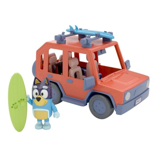 Bluey Action Figura Con Vehicle Bluey Family Cruiser Moose Toys