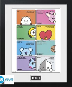 BT21 - Framed print "Compilation" (30x40)