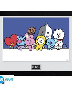 BT21 - Framed print "Groupe" (30x40)