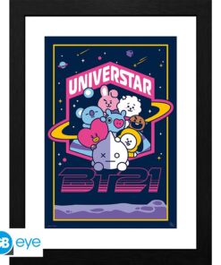 BT21 - Framed print "Universtar" (30x40)