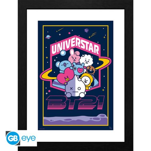 BT21 - Framed print "Universtar" (30x40)