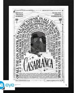 CASABLANCA - Framed print "Warner 100th" (30x40)