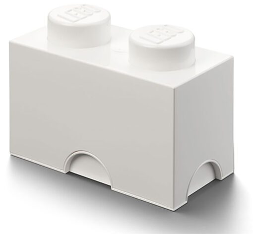 CONTENITORE LEGO BRICK 2 BIANCO LEGO - GADGET