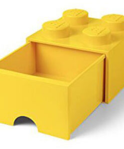 CONTENITORE LEGO BRICK 4 CASSETTO GIALLO GADGET