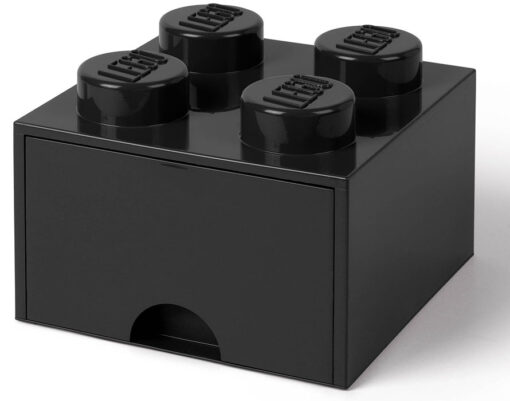 CONTENITORE LEGO BRICK 4 CASSETTO NERO LEGO - GADGET