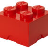 CONTENITORE LEGO BRICK 4 ROSSO GADGET