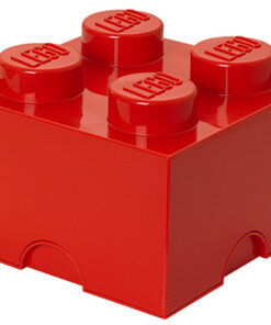 CONTENITORE LEGO BRICK 4 ROSSO GADGET