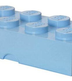 CONTENITORE LEGO BRICK 8 AZZURRO GADGET