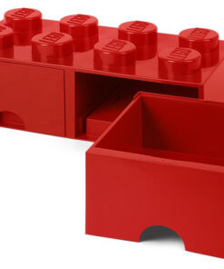 CONTENITORE LEGO BRICK 8 CASSETTO ROSSO GADGET