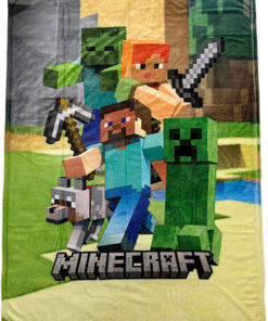 COPERTA IN PILE MINECRAFT CHARACTERS 130X180CM MINECRAFT - ACCESSORI