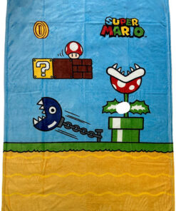 COPERTA IN PILE SUPER MARIO 130X180CM NINTENDO SUPER MARIO - ACCESSORI