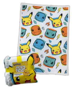 COPERTA SHERPA POKEMON FACE & COLOUR POKEMON - ACCESSORI