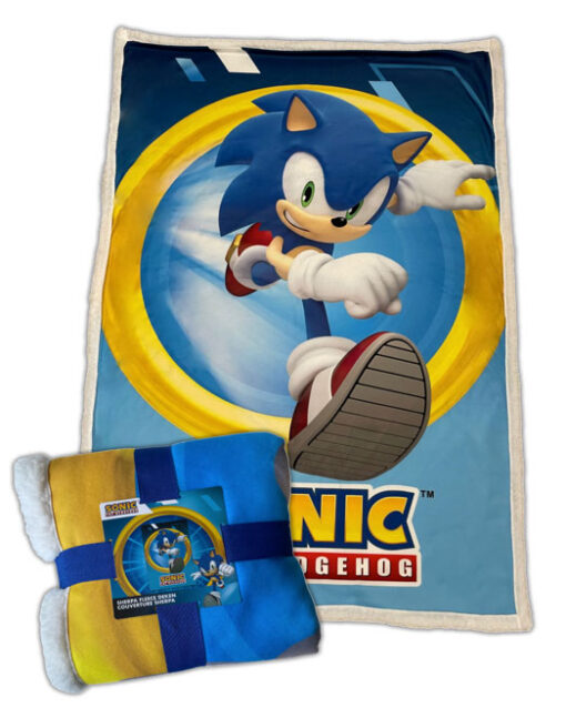 COPERTA SHERPA SONIC THE HEDGEHOG SONIC THE HEDGEHOG - ACCESSORI