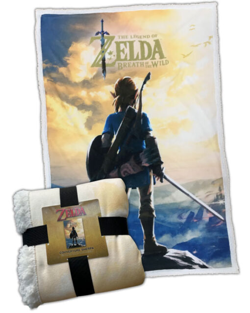 COPERTA SHERPA THE LEGEND OF ZELDA BREATH OF THE WILD NINTENDO ZELDA - ACCESSORI