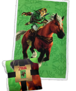 COPERTA SHERPA THE LEGEND OF ZELDA LINK & EPONA NINTENDO ZELDA - ACCESSORI