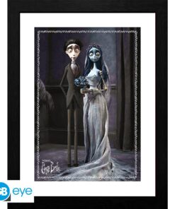 CORPSE BRIDE - Framed print "Emily & Victor" (30x40)