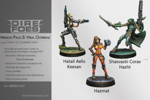 CORVUS BELLI 0447 MISSION PACK 5 VIRAL OUTBREAK WARGAME