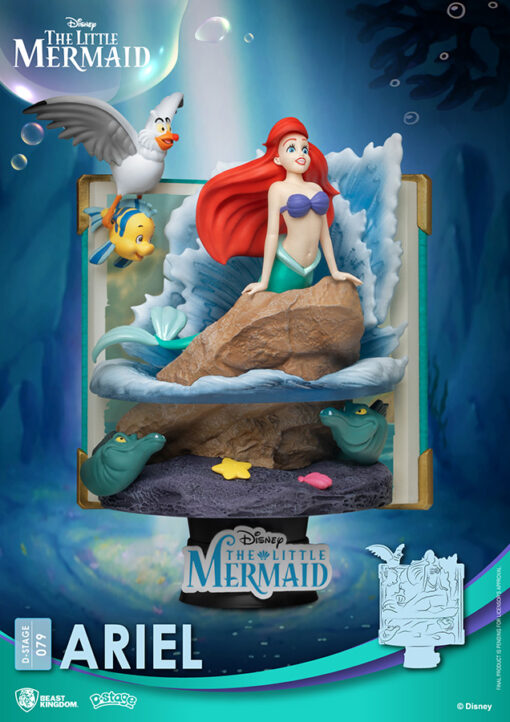 D-STAGE STORY BOOK ARIEL STATUA BEAST KINGDOM