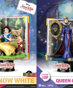 D-STAGE STORY BOOK SERIES DISNEY BIANCANEVE E THE EVIL QUEEN DISNEY PRINCESS - FIGURES