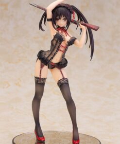 Date A Live Statua 1/7 Kurumi Tokisaki Lingerie Ver. Black Special Edition 24 Cm Alphamax